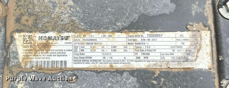 image for item DW2947 2012 Komatsu PC200LC-8 excavator
