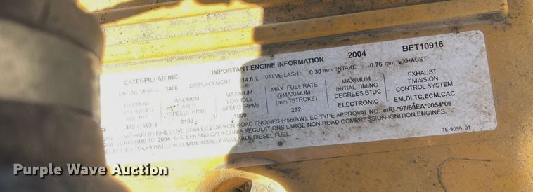 image for item EI0617 2005 Caterpillar 740 haul truck