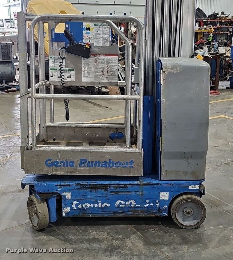 image for item IO9854 2016 Genie Runabout GR-20 vertical lift