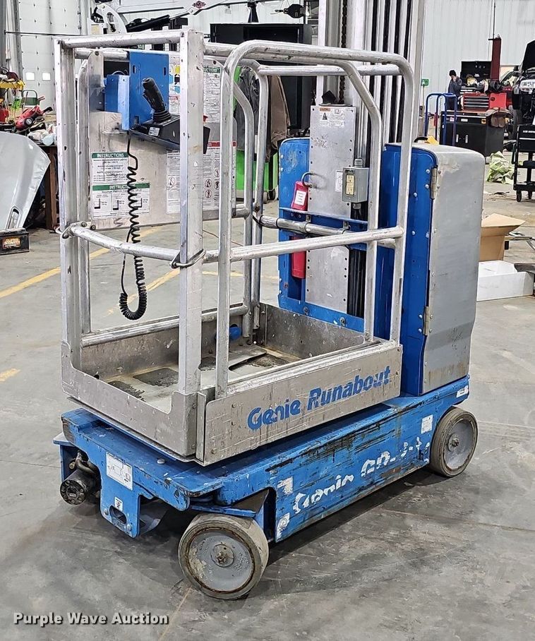 image for item IO9854 2016 Genie Runabout GR-20 vertical lift