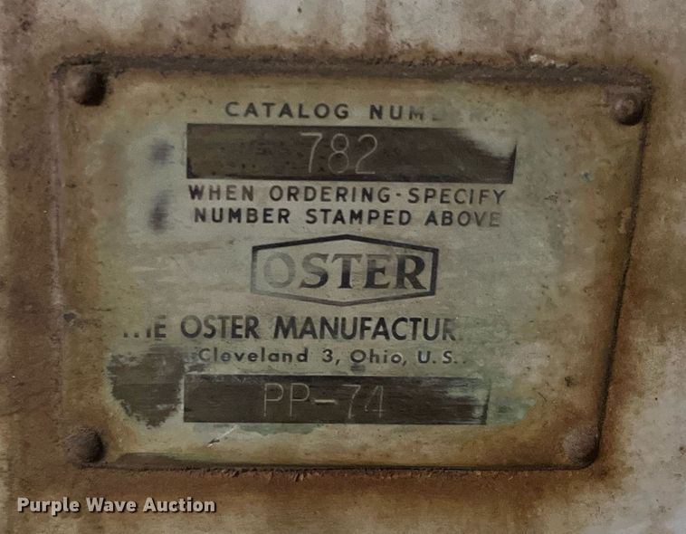 image for item JT9085 Oster PP-74 rapiduction threading machine