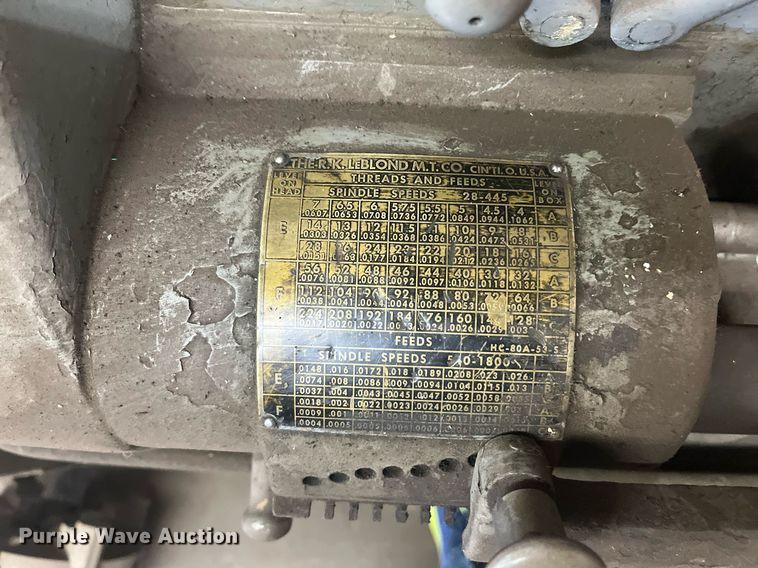 image for item JT9104 LeBlond  lathe