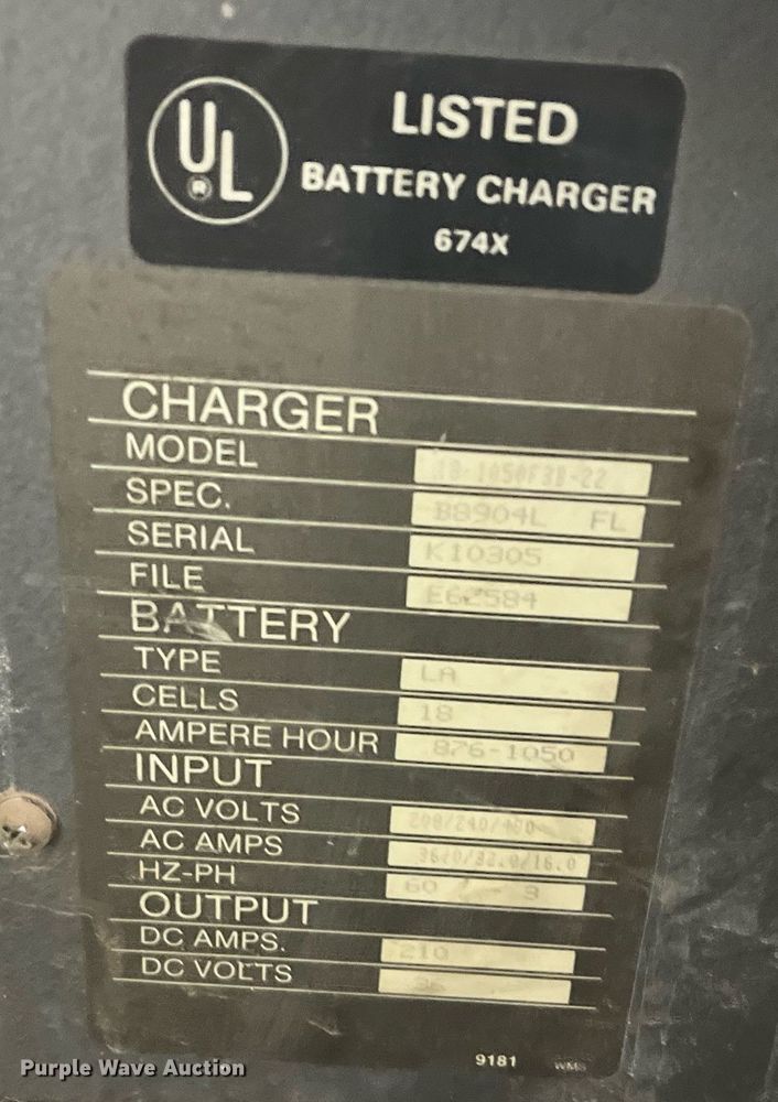 image for item JT9114 Clark  NP300D30 forklift