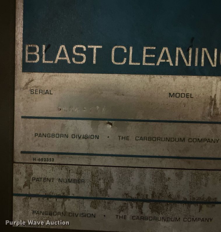 image for item JT9127 Pangborn LK-4 sand blaster