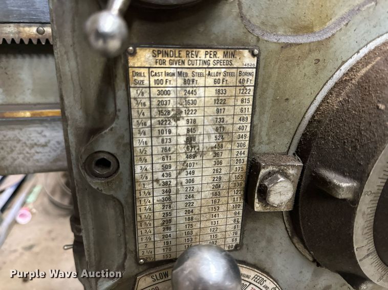 image for item JT9136 Carlton radial arm drill