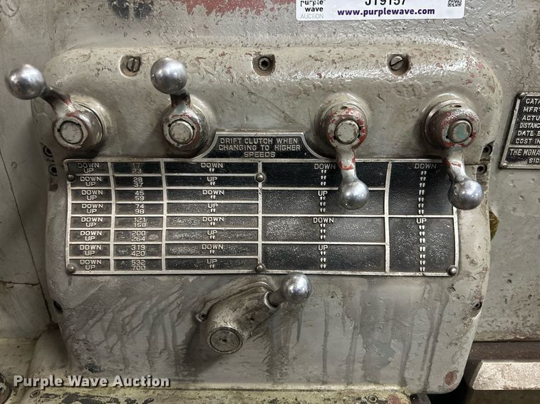 image for item JT9157 Monarch lathe 