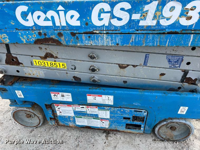 image for item KV9898 Genie  GS-1930 scissor lift