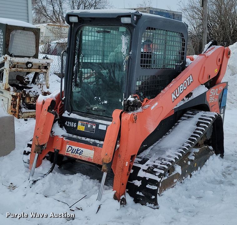 image for item LA9540 2018 Kubota  SVL 95-2s tracked skid steer loader