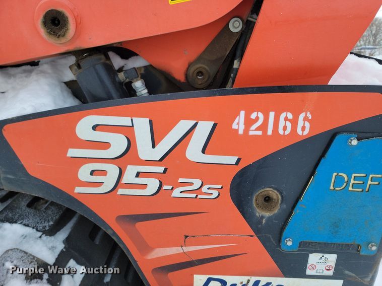 image for item LA9540 2018 Kubota  SVL 95-2s tracked skid steer loader