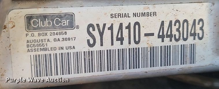 image for item LA9564 2014 Club Car XRT 1550 SE utility vehicle