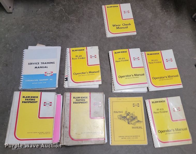 image for item LA9566 1993 Blaw-Knox  PF-410 paver