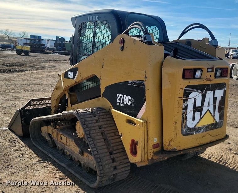 image for item LA9572 2012 Caterpillar  279C2 tracked skid steer loader