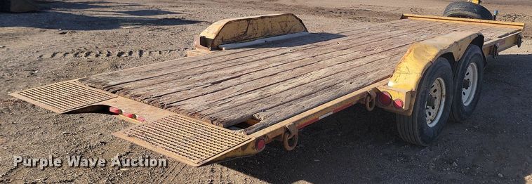 image for item LA9580 2006 Trail King TKT12U tilt deck equipment trailer