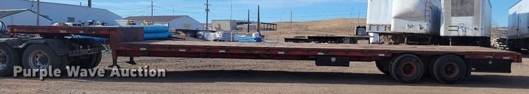 image for item LA9581 1972 Fruehauf PB-J2-51-DF19 drop deck equipment trailer