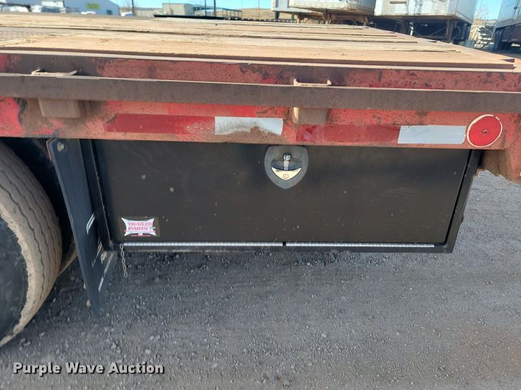 image for item LA9581 1972 Fruehauf PB-J2-51-DF19 drop deck equipment trailer