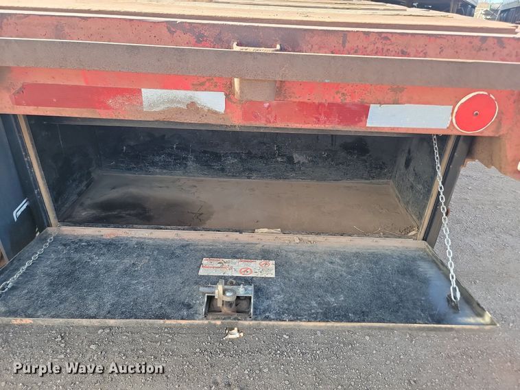 image for item LA9581 1972 Fruehauf PB-J2-51-DF19 drop deck equipment trailer