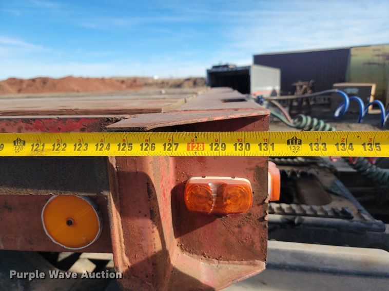 image for item LA9581 1972 Fruehauf PB-J2-51-DF19 drop deck equipment trailer