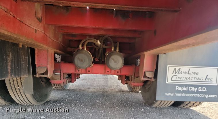 image for item LA9581 1972 Fruehauf PB-J2-51-DF19 drop deck equipment trailer