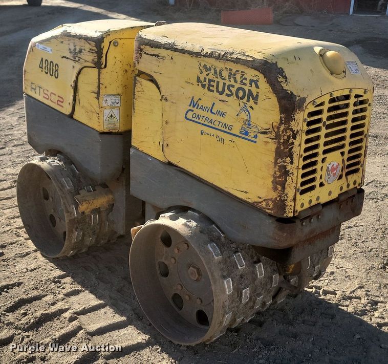 image for item LA9584 Wacker Neuson RTSC2 trench compactor