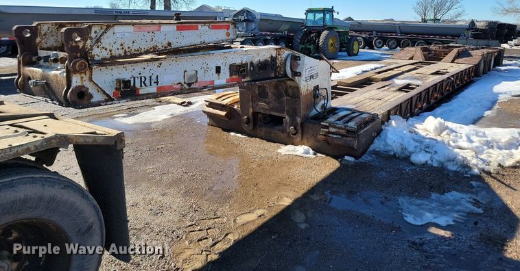 image for item LA9589 1994 Load King 503605DD lowboy equipment trailer