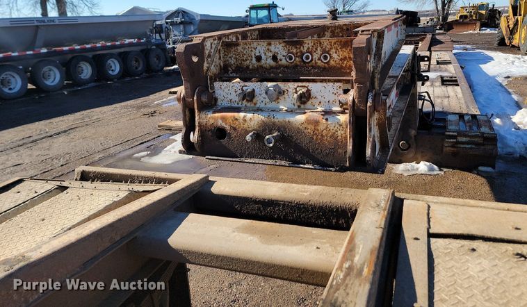 image for item LA9589 1994 Load King 503605DD lowboy equipment trailer