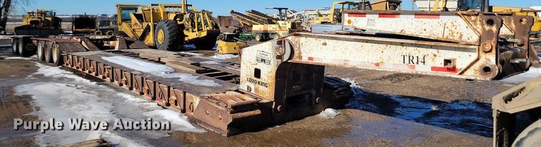 image for item LA9589 1994 Load King 503605DD lowboy equipment trailer