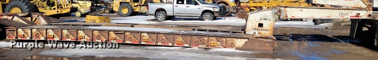 image for item LA9589 1994 Load King 503605DD lowboy equipment trailer