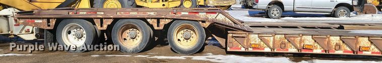 image for item LA9589 1994 Load King 503605DD lowboy equipment trailer