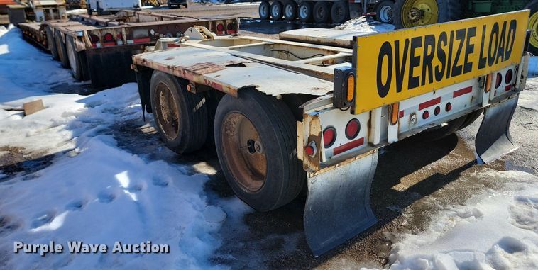 image for item LA9589 1994 Load King 503605DD lowboy equipment trailer