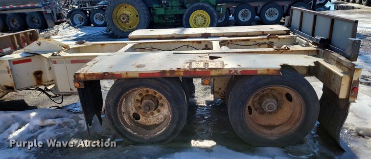 image for item LA9589 1994 Load King 503605DD lowboy equipment trailer