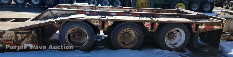 image for item LA9589 1994 Load King 503605DD lowboy equipment trailer