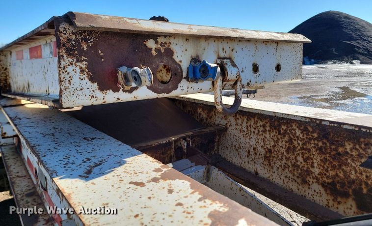 image for item LA9589 1994 Load King 503605DD lowboy equipment trailer