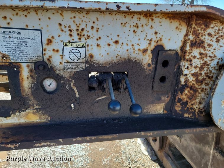 image for item LA9589 1994 Load King 503605DD lowboy equipment trailer