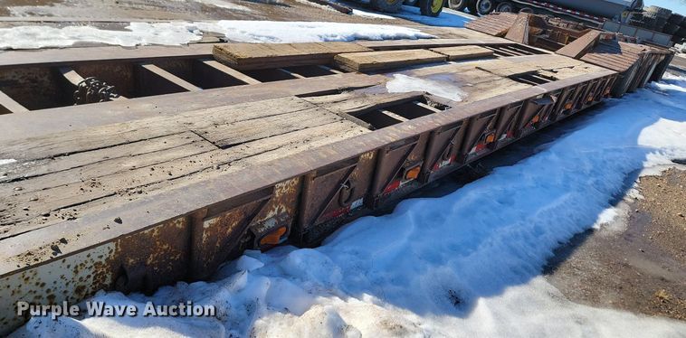 image for item LA9589 1994 Load King 503605DD lowboy equipment trailer