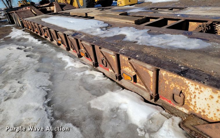 image for item LA9589 1994 Load King 503605DD lowboy equipment trailer