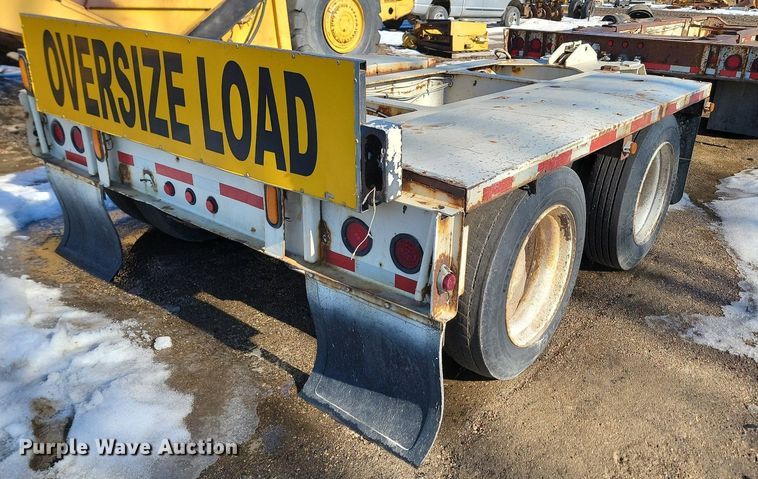image for item LA9589 1994 Load King 503605DD lowboy equipment trailer