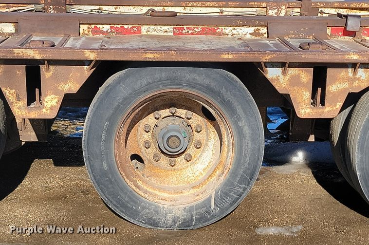 image for item LA9589 1994 Load King 503605DD lowboy equipment trailer