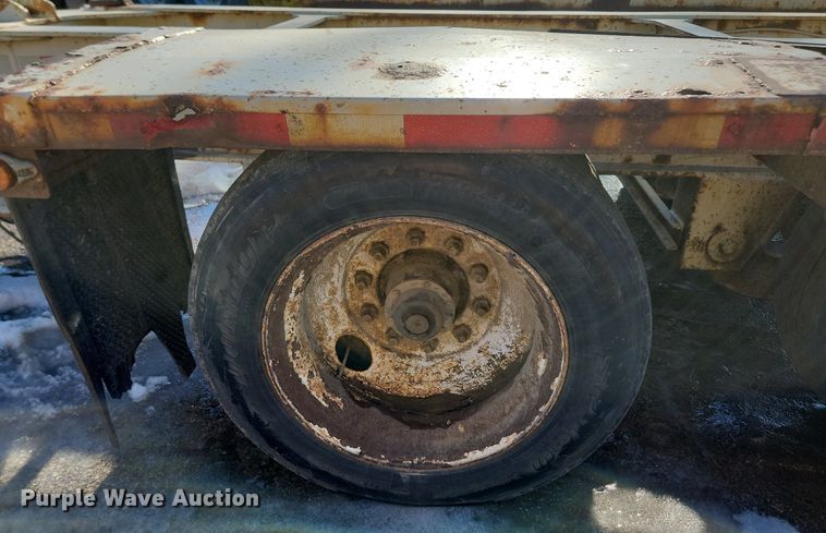 image for item LA9589 1994 Load King 503605DD lowboy equipment trailer