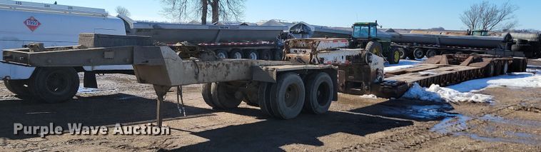 image for item LA9589 1994 Load King 503605DD lowboy equipment trailer