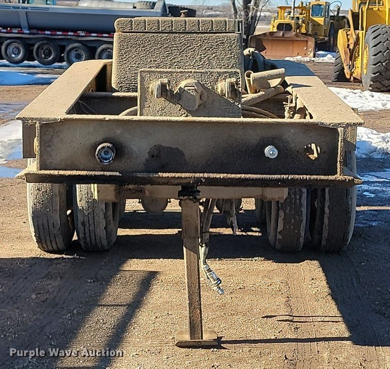 image for item LA9589 1994 Load King 503605DD lowboy equipment trailer