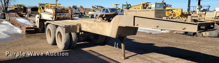 image for item LA9589 1994 Load King 503605DD lowboy equipment trailer