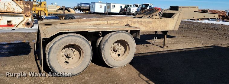 image for item LA9589 1994 Load King 503605DD lowboy equipment trailer