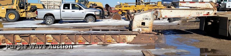 image for item LA9589 1994 Load King 503605DD lowboy equipment trailer