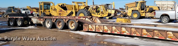 image for item LA9589 1994 Load King 503605DD lowboy equipment trailer