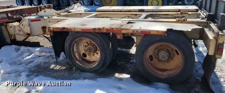 image for item LA9589 1994 Load King 503605DD lowboy equipment trailer