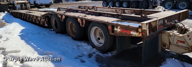 image for item LA9589 1994 Load King 503605DD lowboy equipment trailer