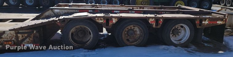 image for item LA9589 1994 Load King 503605DD lowboy equipment trailer