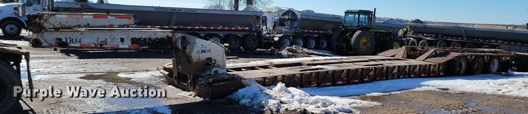 image for item LA9589 1994 Load King 503605DD lowboy equipment trailer