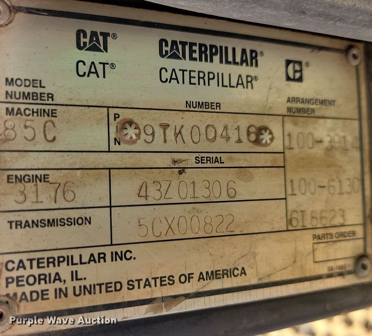 image for item LA9592 1994 Caterpillar Challenger 85C tractor