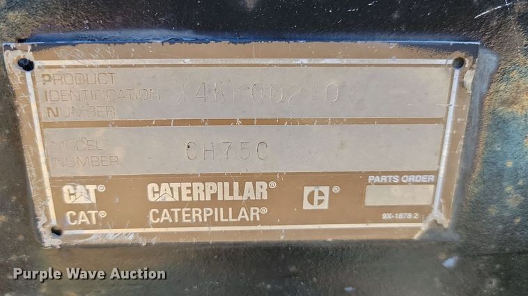 image for item LA9599 Caterpillar Challenger CH75C tractor